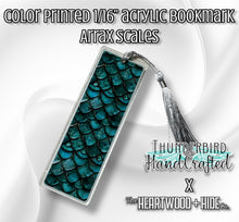 Load image into Gallery viewer, Color Printed 1/16&quot; Acrylic Bookmark - Arrax Scales
