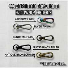 Load image into Gallery viewer, Color Printed Bag Charms - Makers Gonna Make - White Acrylic
